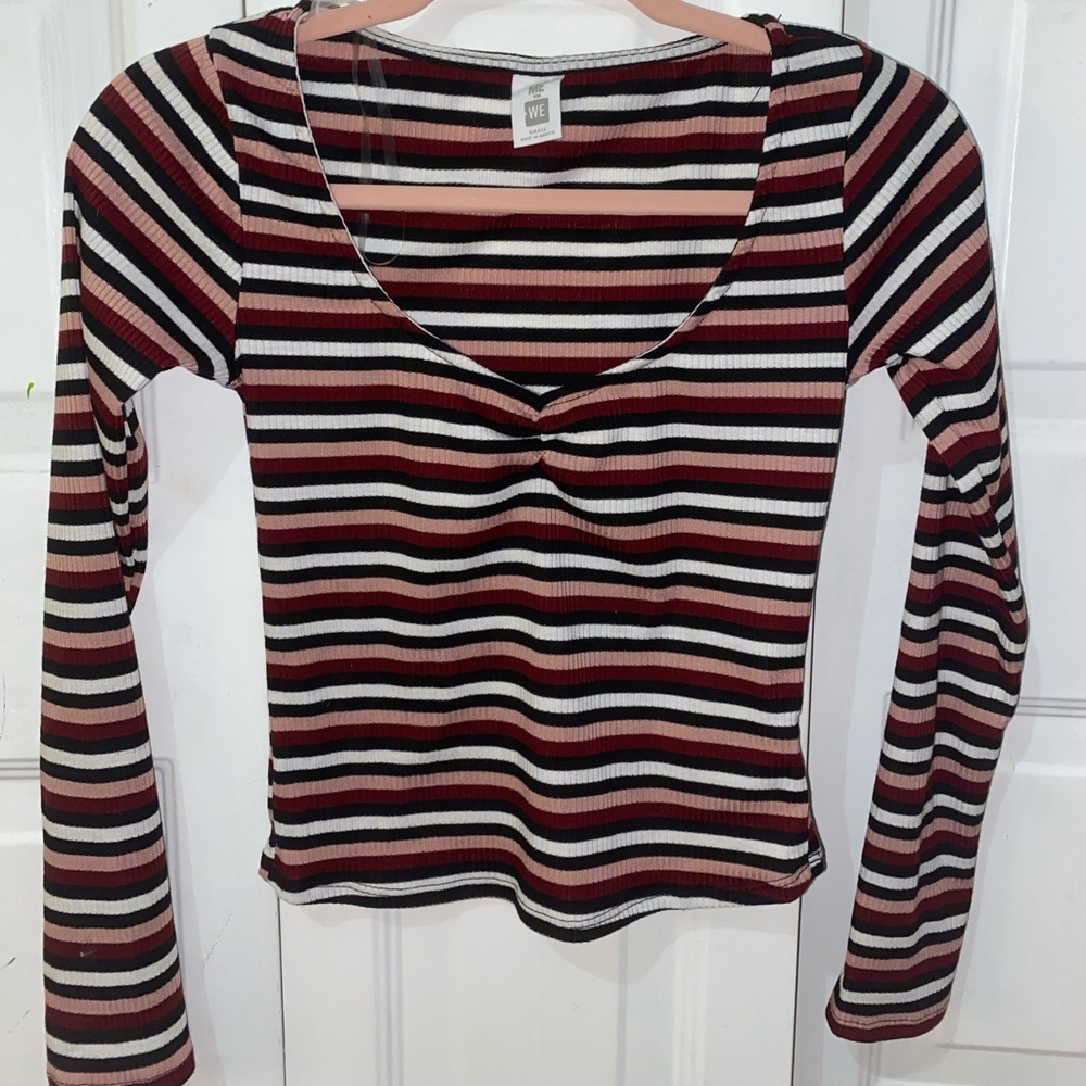 stripped long sleve